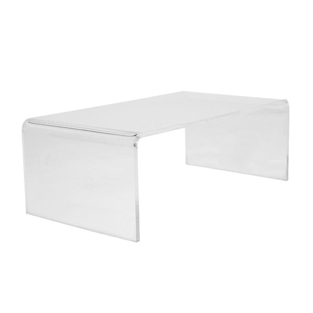 Eurostyle Veobreen Coffee Table, 15-4/5inH x 44-1/8inW x 24inD, Clear