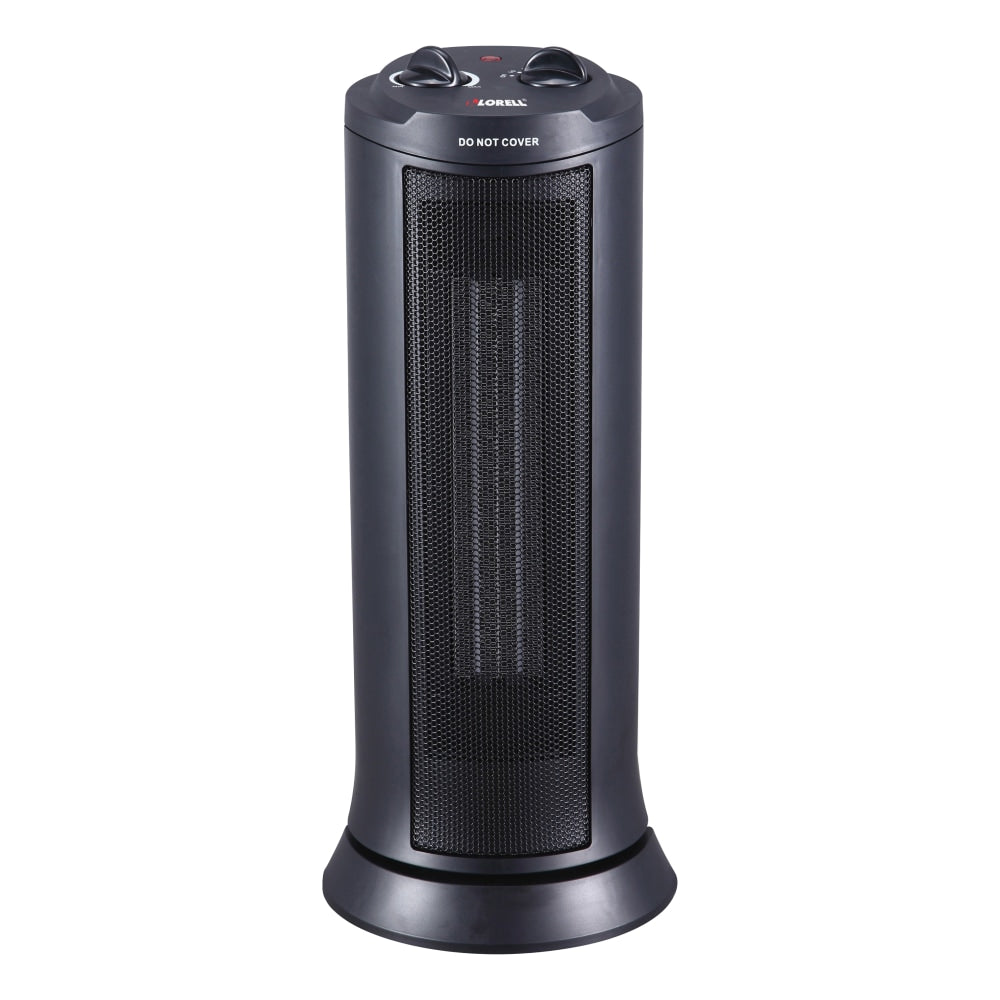 Lorell 17in Ceramic Tower Heater, Black