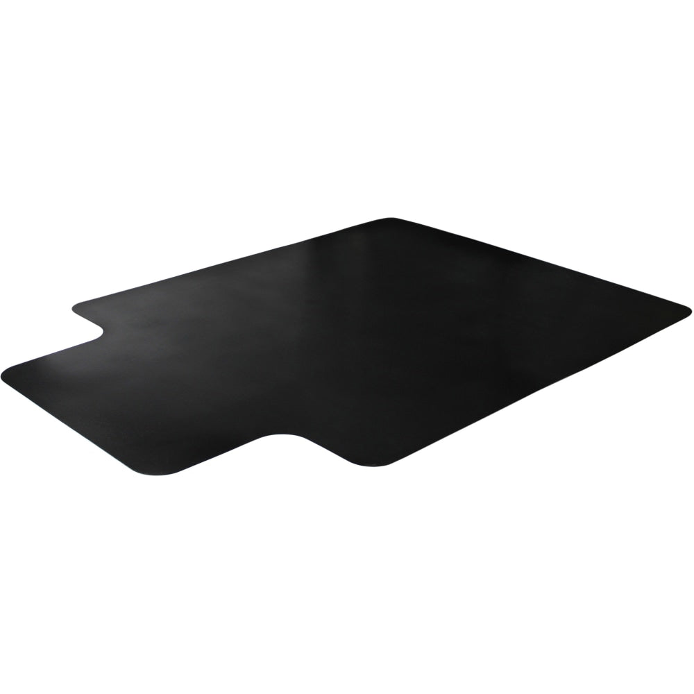 Floortex Cleartex Advantagemat PVC Low-Pile Chair Mat, 48in x 36in, Black