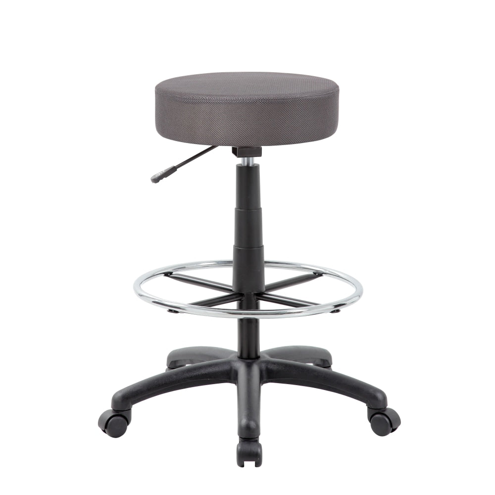 Boss Office Products DOT Mesh Stool, Gray/Black