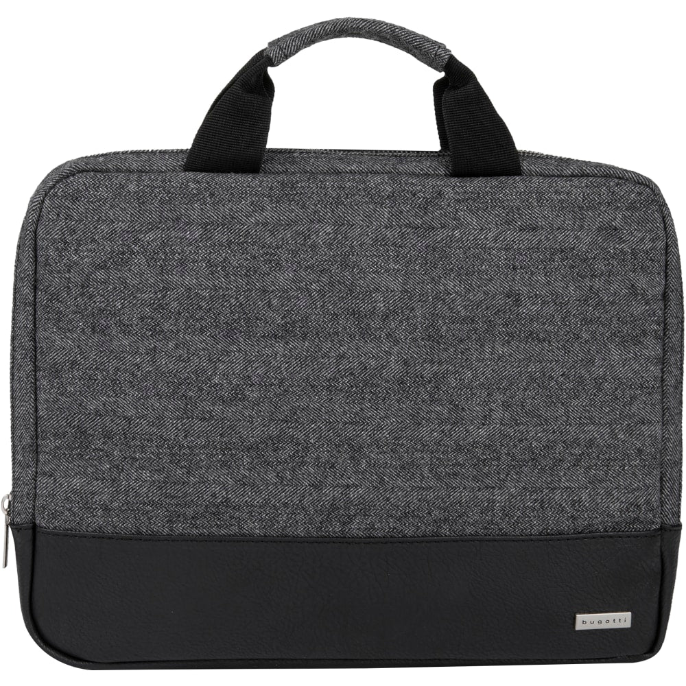 Bugatti Laptop Sleeve With 15.6in Compartment, Gray/Black