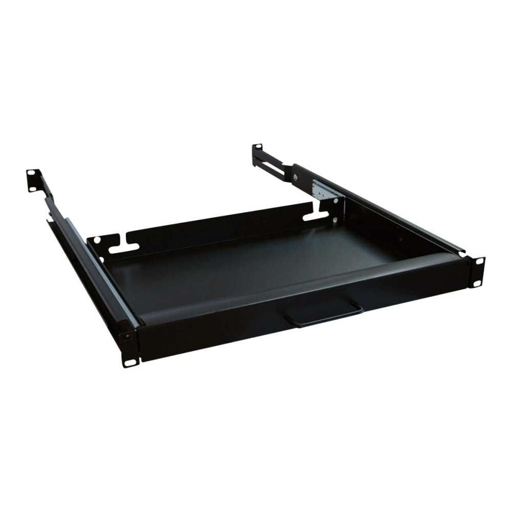 Tripp Lite Rack Enclosure Server Cabinet Keyboard Shelf 25lb Capacity - Rack keyboard shelf - black