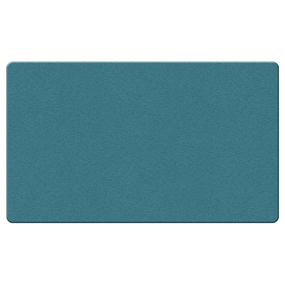 Ghent Fabric Bulletin Board With Wrapped Edges, 47-7/8in x 71-7/8in, Teal