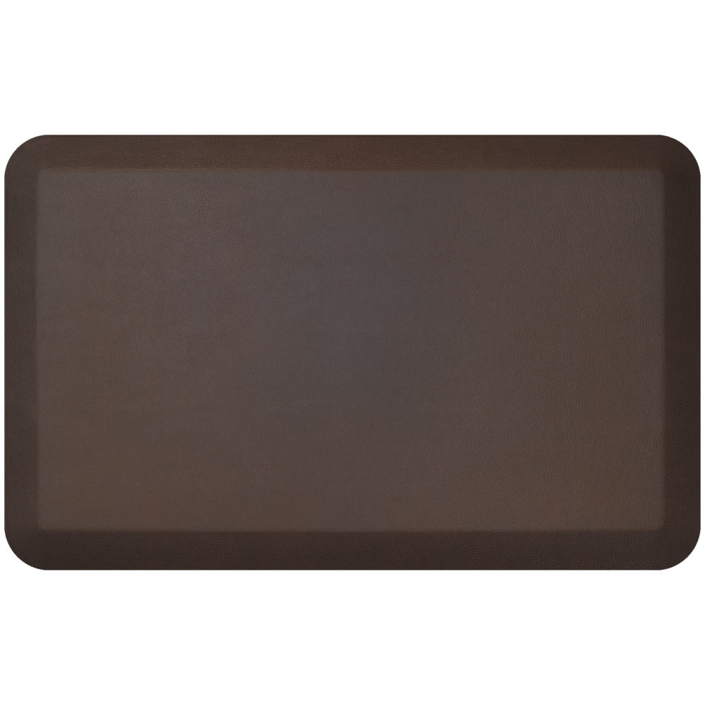 GelPro NewLife Designer Comfort Leather Grain Anti-Fatigue Floor Mat, 20in x 32in, Truffle