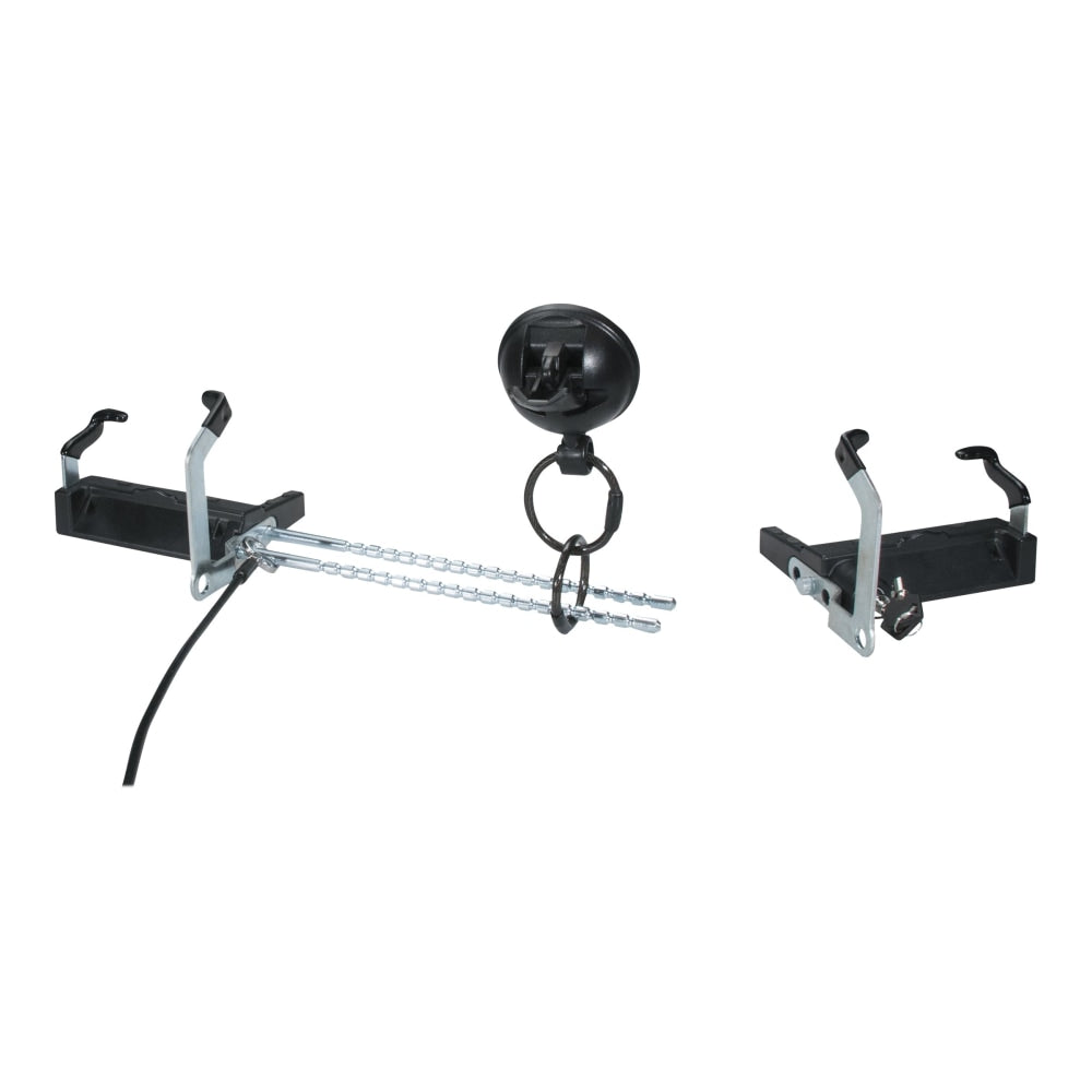 CTA Digital Heavy Duty Tri-Security Station - Mounting kit (mount bracket, mounting hardware, combination cable lock, security station, locking suction grip) - for notebook - lockable - metal, ABS plastic - screen size: 10in-16.875in