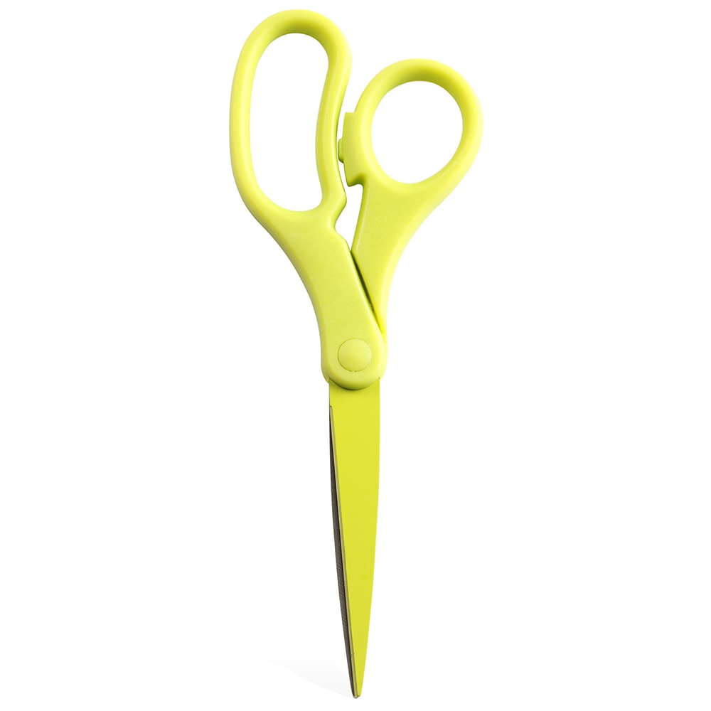 JAM Paper Precision Scissors, 8in, Pointed, Lime Green