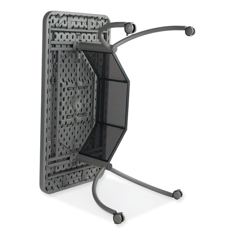 Teacher's WorkPod Desk, 48" x 24" x 30", Charcoal Slate