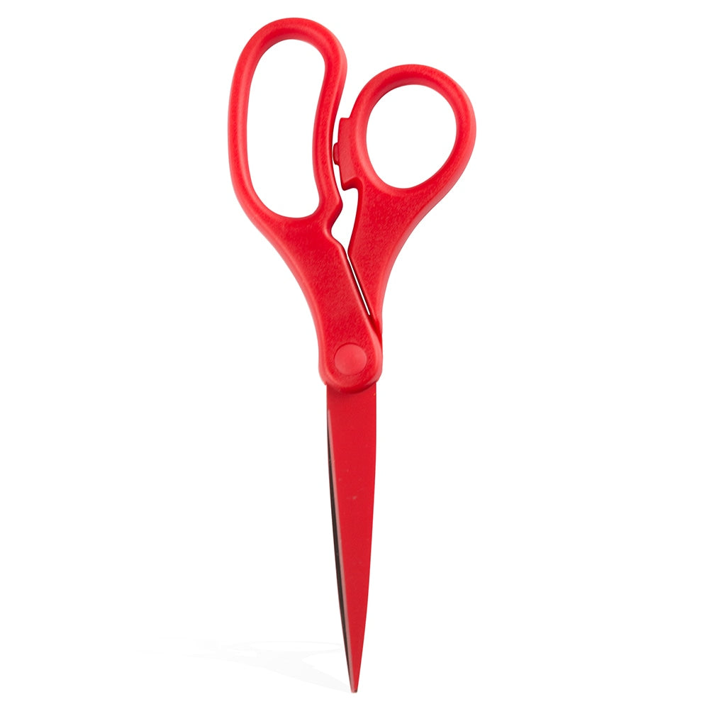JAM Paper Precision Scissors, 8in, Pointed, Red