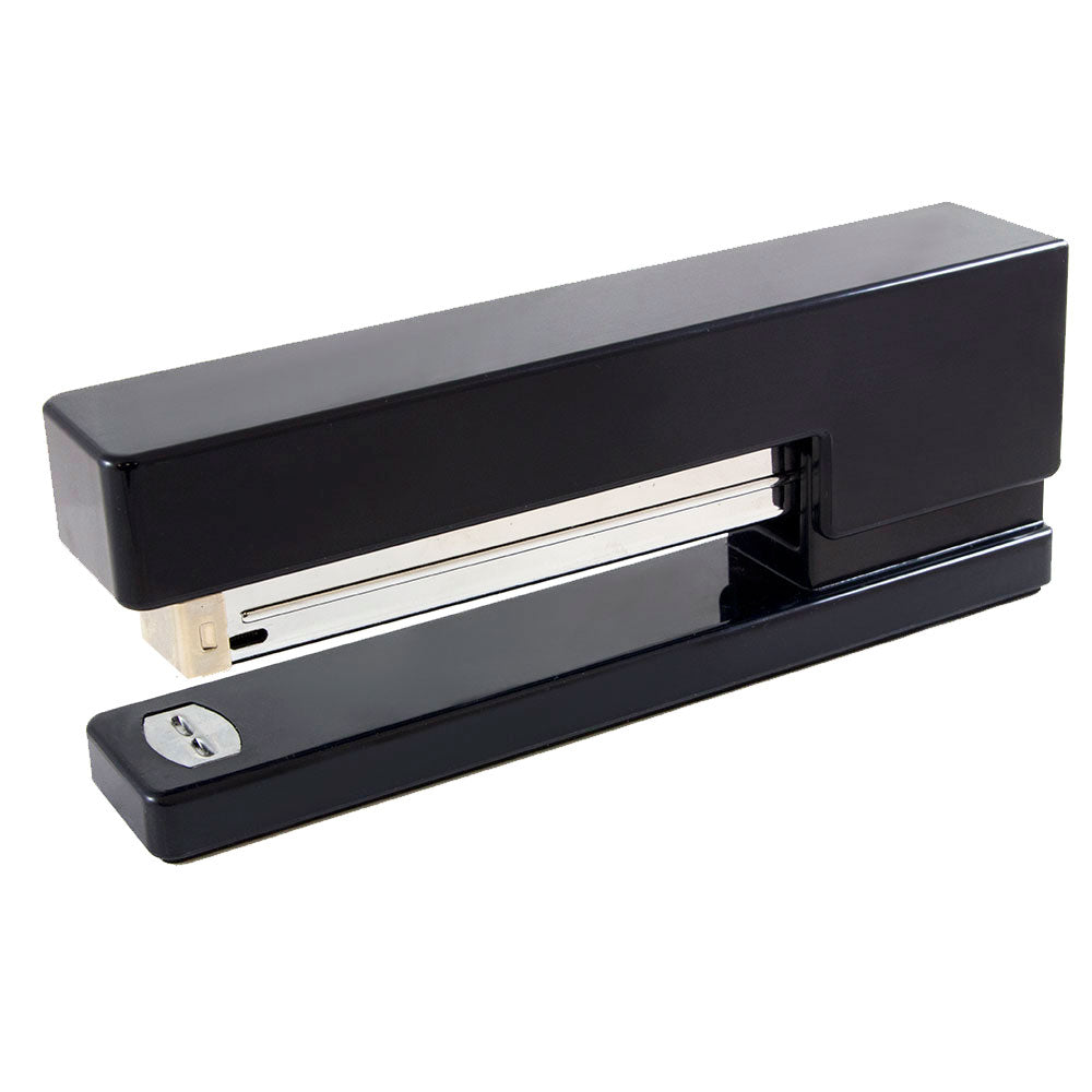 JAM Paper Plastic Stapler, 2-1/2inH x 1-1/8inW x 6inD, Black