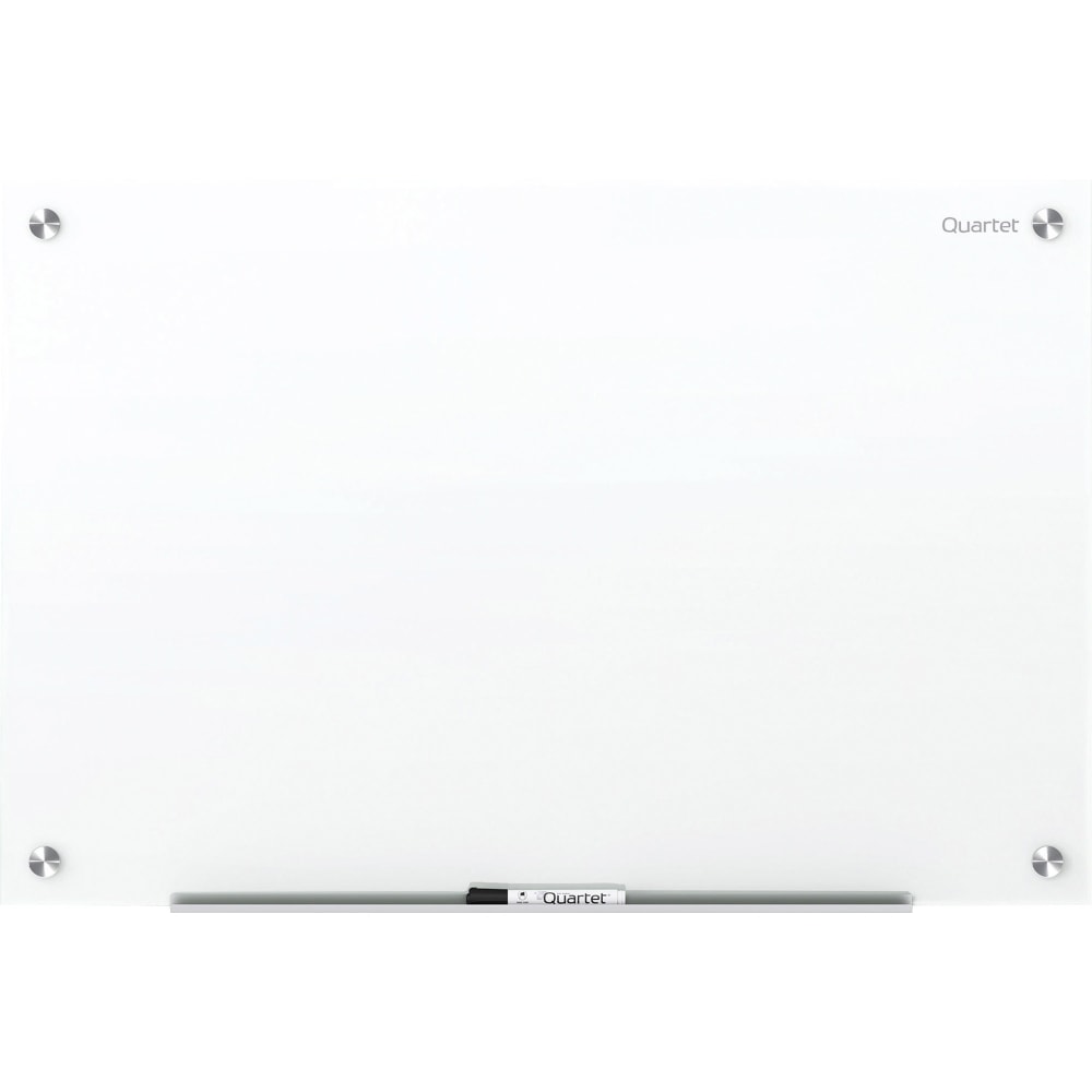 Quartet Magnetic Unframed Dry-Erase Whiteboard, 96in x 48in, Brilliance White
