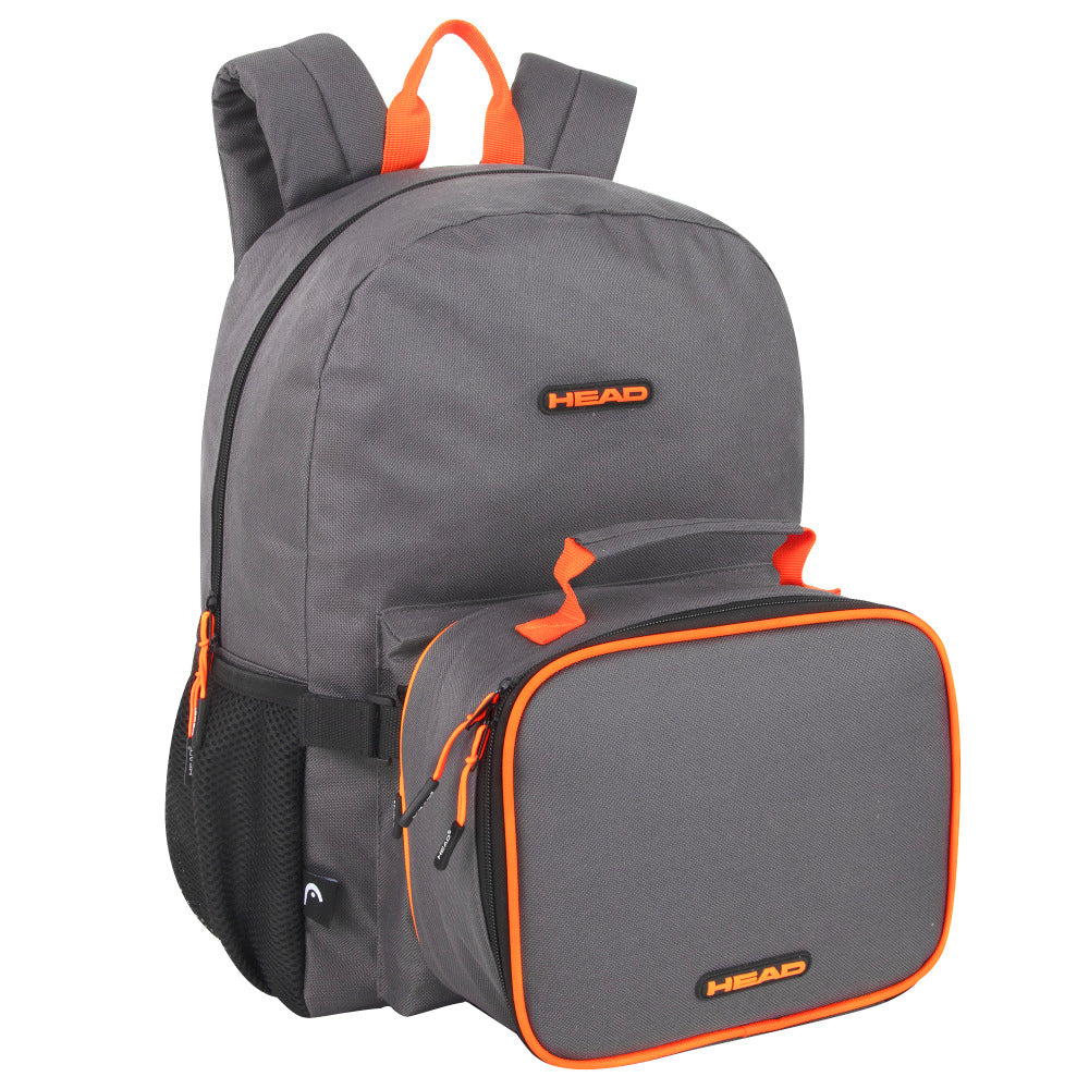 HEAD Backpack And Lunchbox Set, Gray