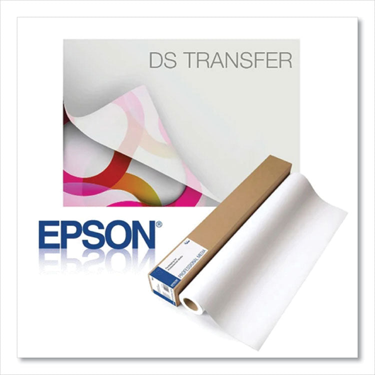 Ds Transfer Production Paper Roll, 2.8 Mil, 64" X 650 Ft, Matte White