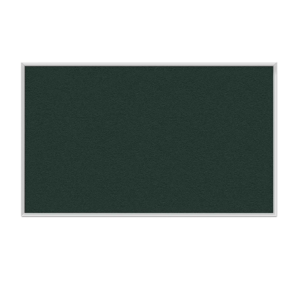Ghent Aluminum Frame Vinyl Bulletin Board, 24in x 24in, Ebony, Satin Frame