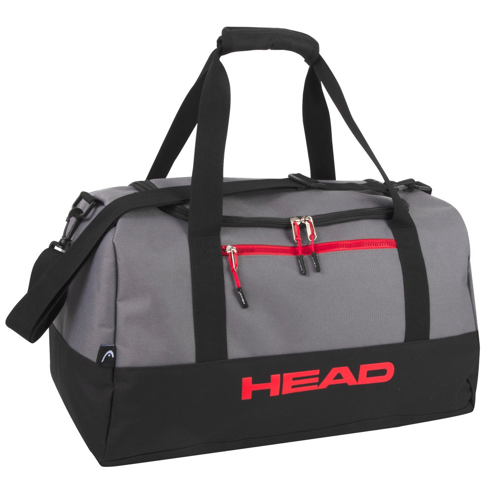 HEAD Polyester Duffel Bag, 12inH x 20inW x 11-1/2inD, Gray