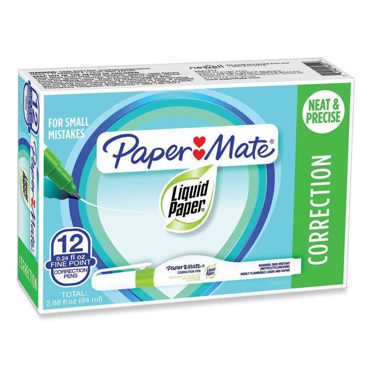 Correction Pen, 6.8 Ml, White