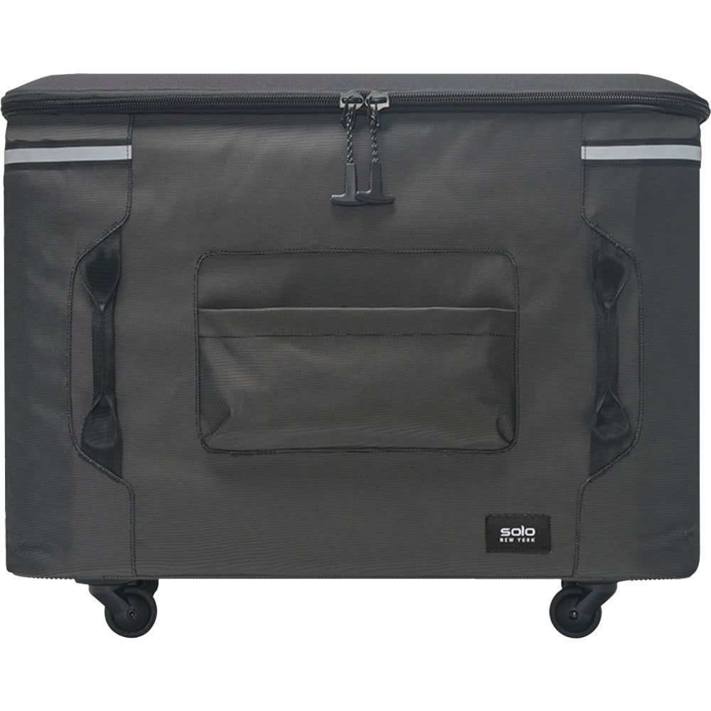 Solo New York PRO Transporter Rolling Case, 20-1/2inH x 26inW x 18-3/4inD, Gray