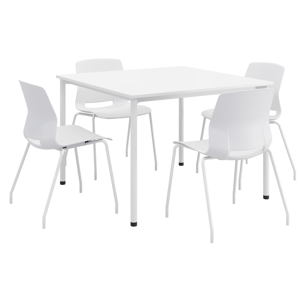KFI Studios Dailey Square Dining Set, White