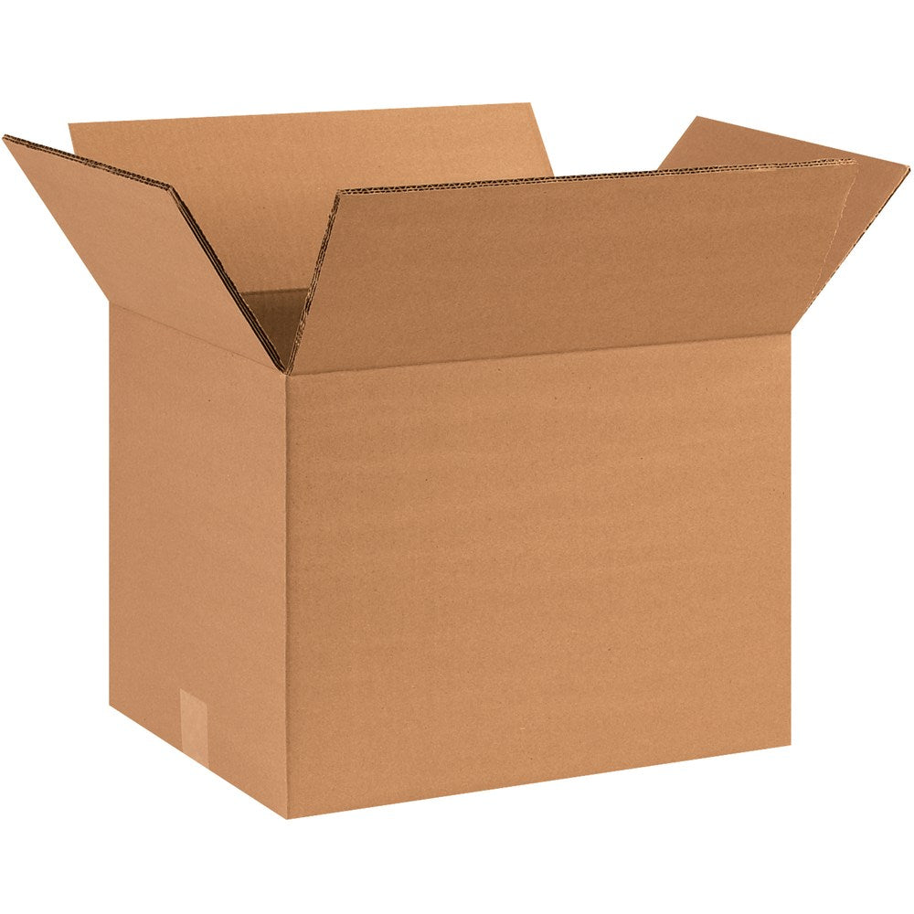 Partners Brand Double-Wall Heavy-Duty Corrugated Cartons, 14in x 10in x 10in, Kraft, Box Of 15