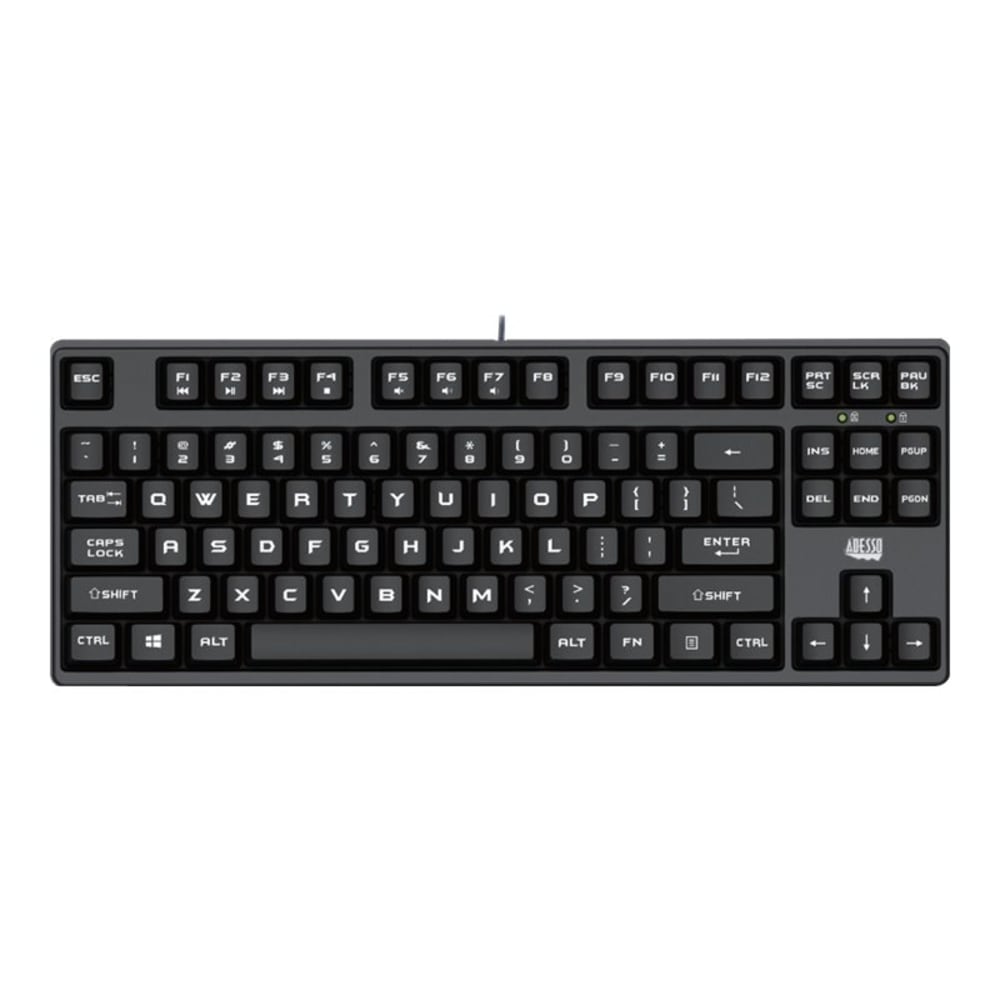 Adesso AKB-625UB USB Compact Mechanical Gaming Keyboard