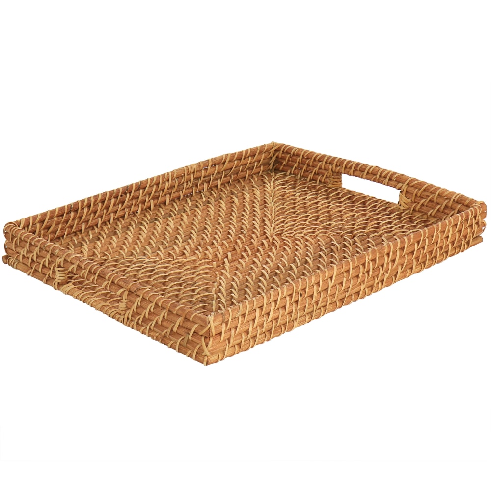 Martha Stewart Serving Tray, 16in, Brown