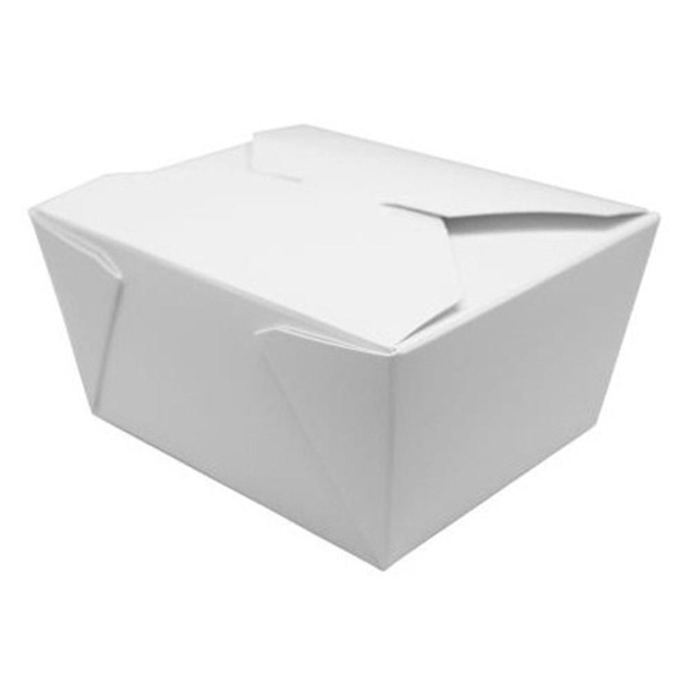 Karat Fold-To-Go Boxes, 30 Oz, White, Case Of 450 Boxes