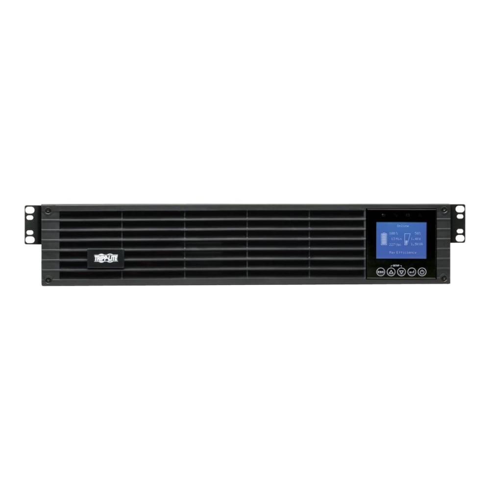 Tripp Lite UPS 3000VA 2700W Smart Online LCD Rackmount 200-240V USB 2U - UPS (rack-mountable) - 14.97 A - AC 200/208/220/230/240 V - 2700 Watt - 3000 VA - 1-phase - RS-232, USB - output connectors: 10 - 2U - 19in