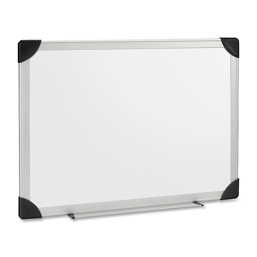 Lorell Non-Magnetic Dry-Erase Whiteboard, 36in x 24in, Aluminum Frame With Silver Finish