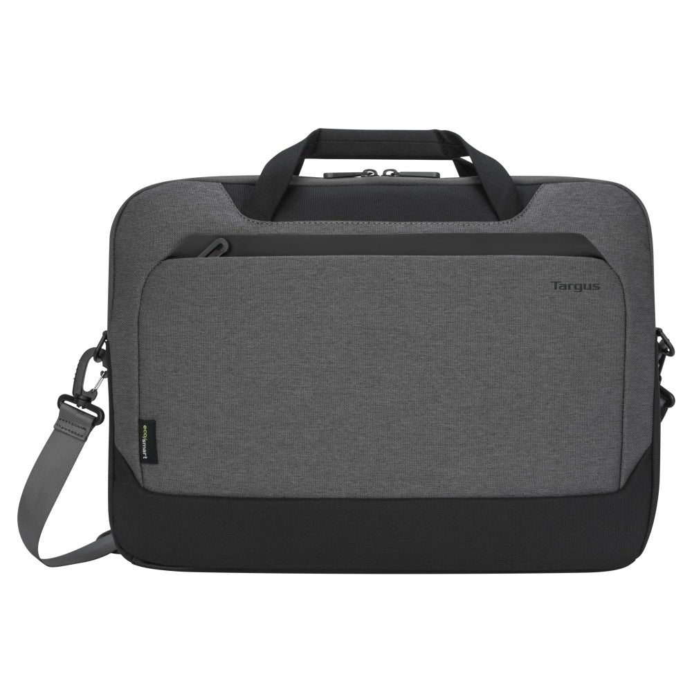 Targus Cypress EcoSmart Briefcase With 15.6in Laptop Pocket, Light Gray