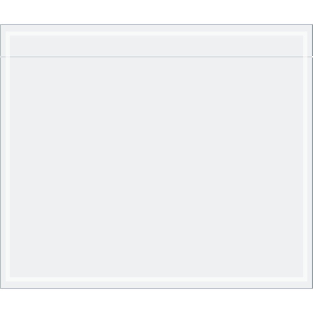 Tape Logic Clear-Face Document Envelopes With Self-Adhesive Closure, 6 1/2in x 5 1/2in, Clear, Case Of 1,000