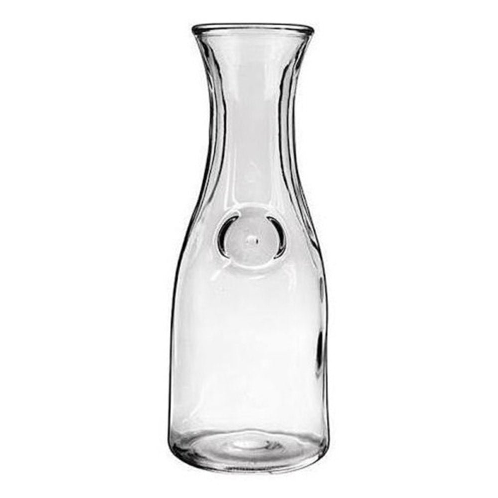 Anchor Hocking Glass Carafes, 34 Oz, Clear, Set Of 12 Carafes