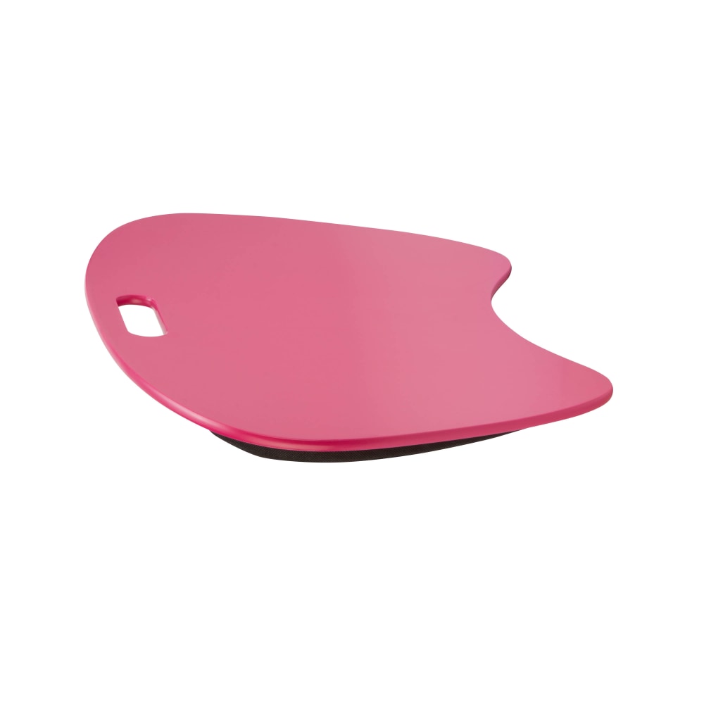 Honey-Can-Do Portable Lap Desk, 2 9/16inH x 15 3/4inW x 23 1/4inD, Hot Pink, TBL-06322