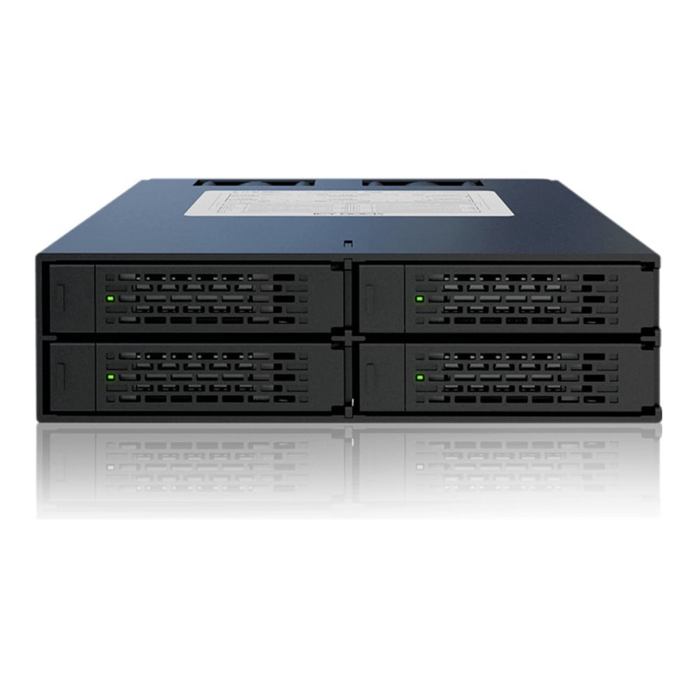 Cremax ICY Dock ToughArmor MB994SP-4SB-1 - Storage drive cage - SATA 6Gb/s - SATA 6Gb/s - matte black