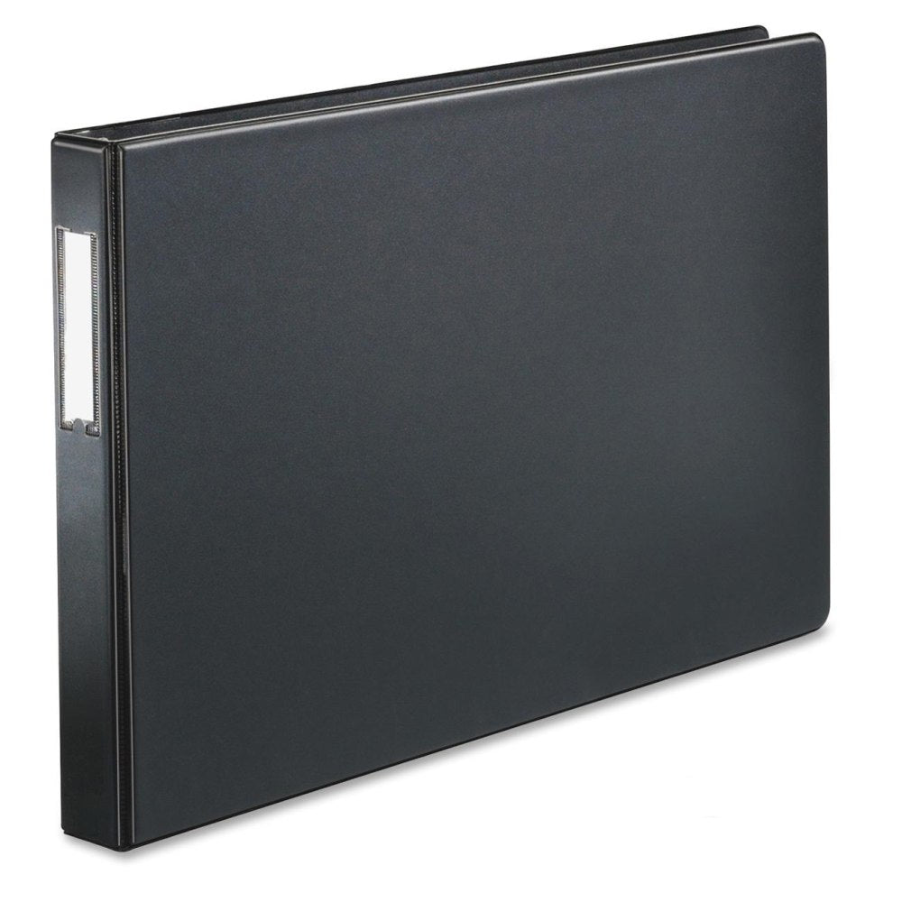 Cardinal EasyOpen Tabloid Reference 3-Ring Binder, 1in Slant Rings, Black