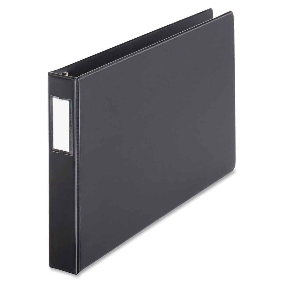 Cardinal EasyOpen Tabloid Reference 3-Ring Binder, 1 1/2in Slant Rings, Black
