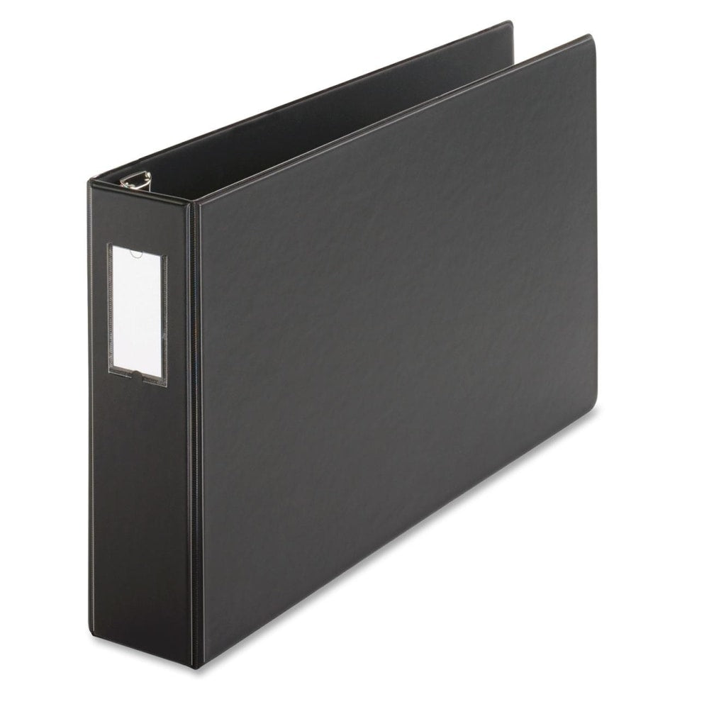 Cardinal EasyOpen Tabloid Reference 3-Ring Binder, 3in Slant Rings, Black