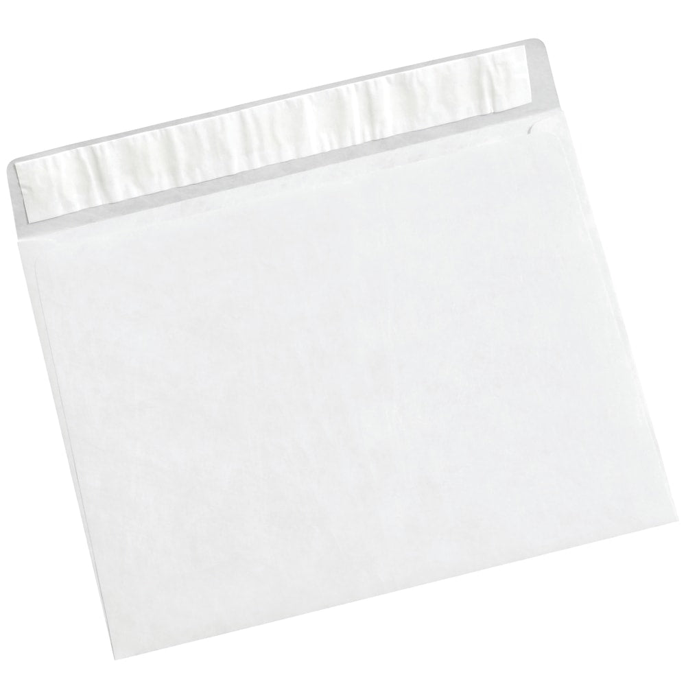 Tyvek Flat Envelopes, 10in x 13in, White, Case Of 100
