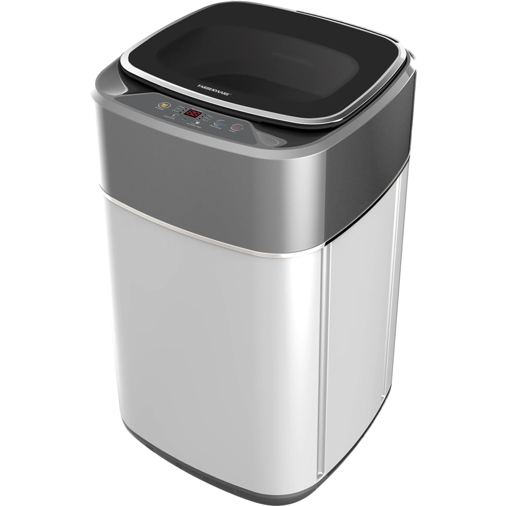 Nostalgia Electrics Farberware Professional 1.0 Cu Ft Clothes Washer, White/Silver