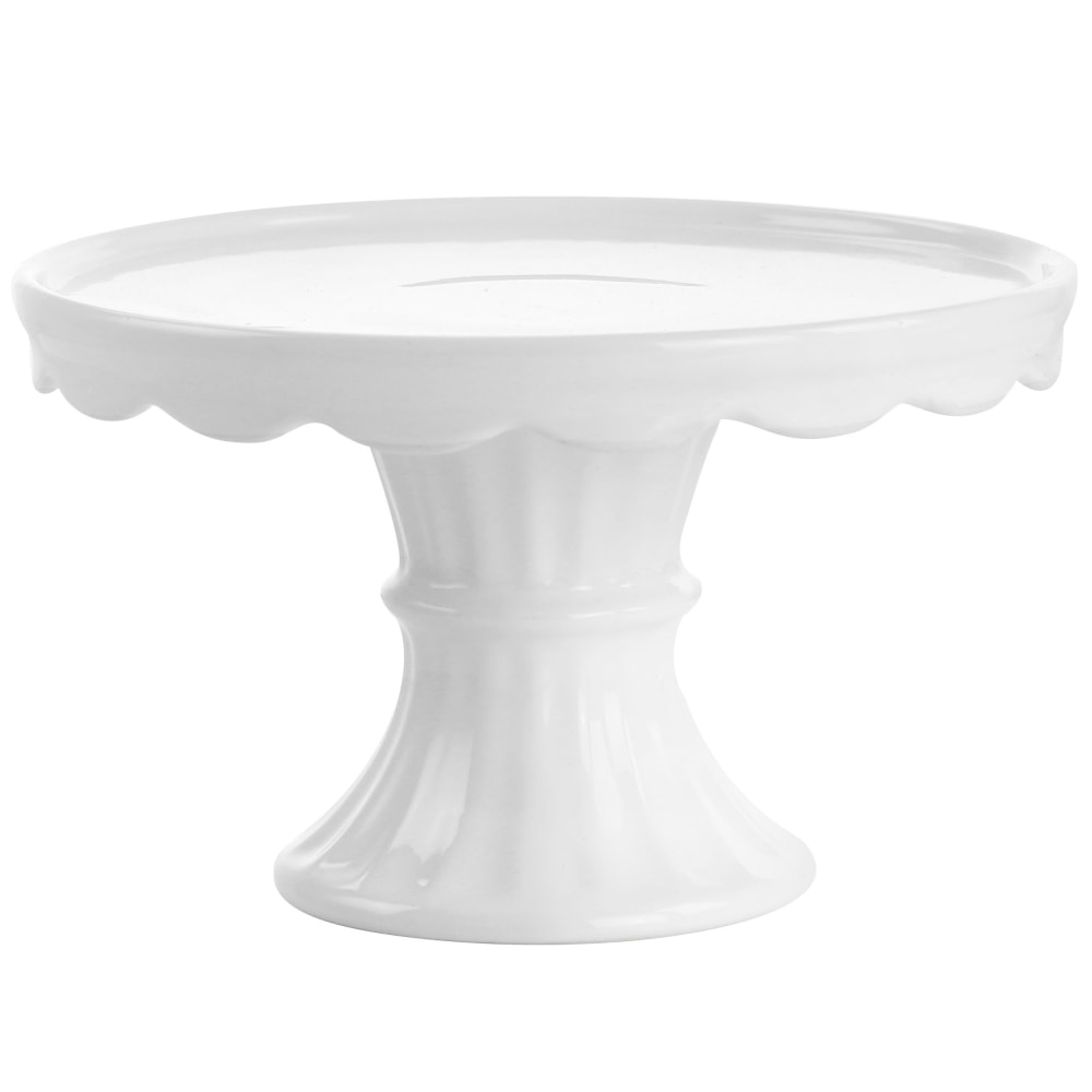 Martha Stewart Elevated Cake Stand, 8in, White