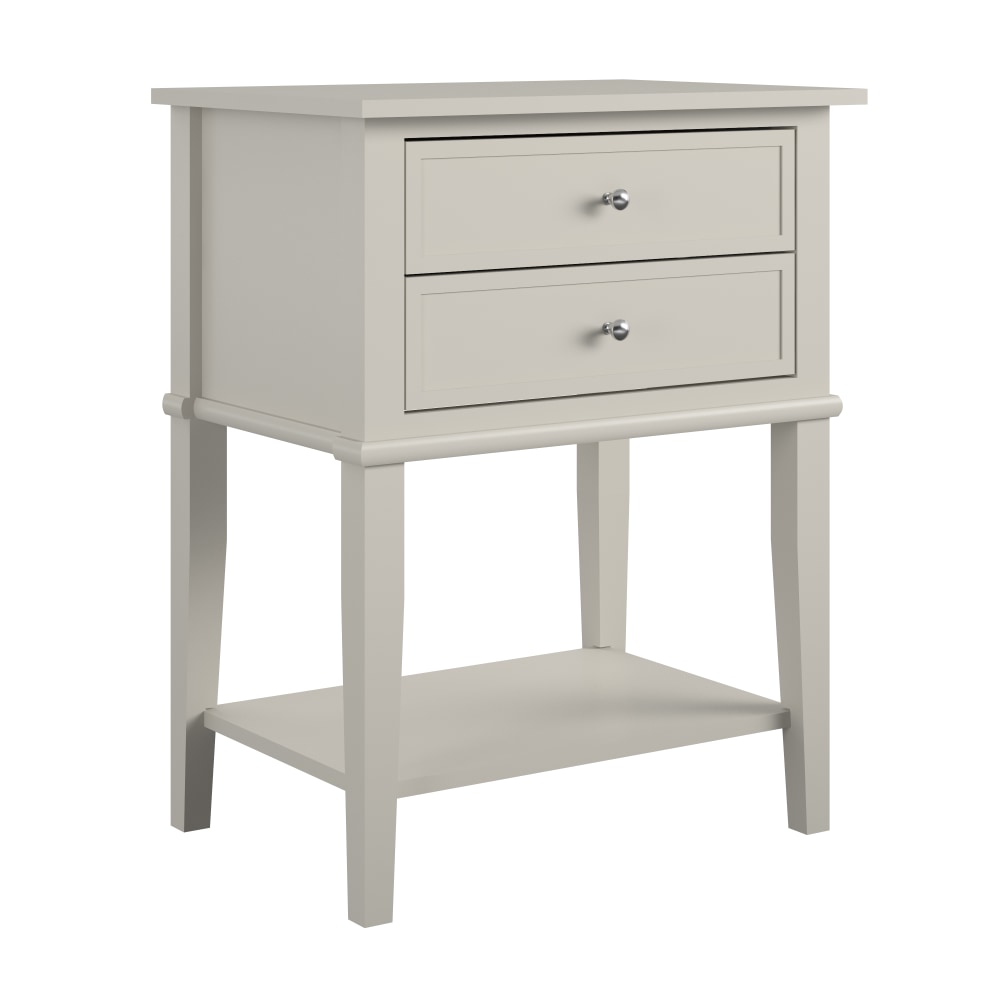 Ameriwood Home Franklin Accent Table, 28inH x 22inW x 15-1/2inD, Taupe