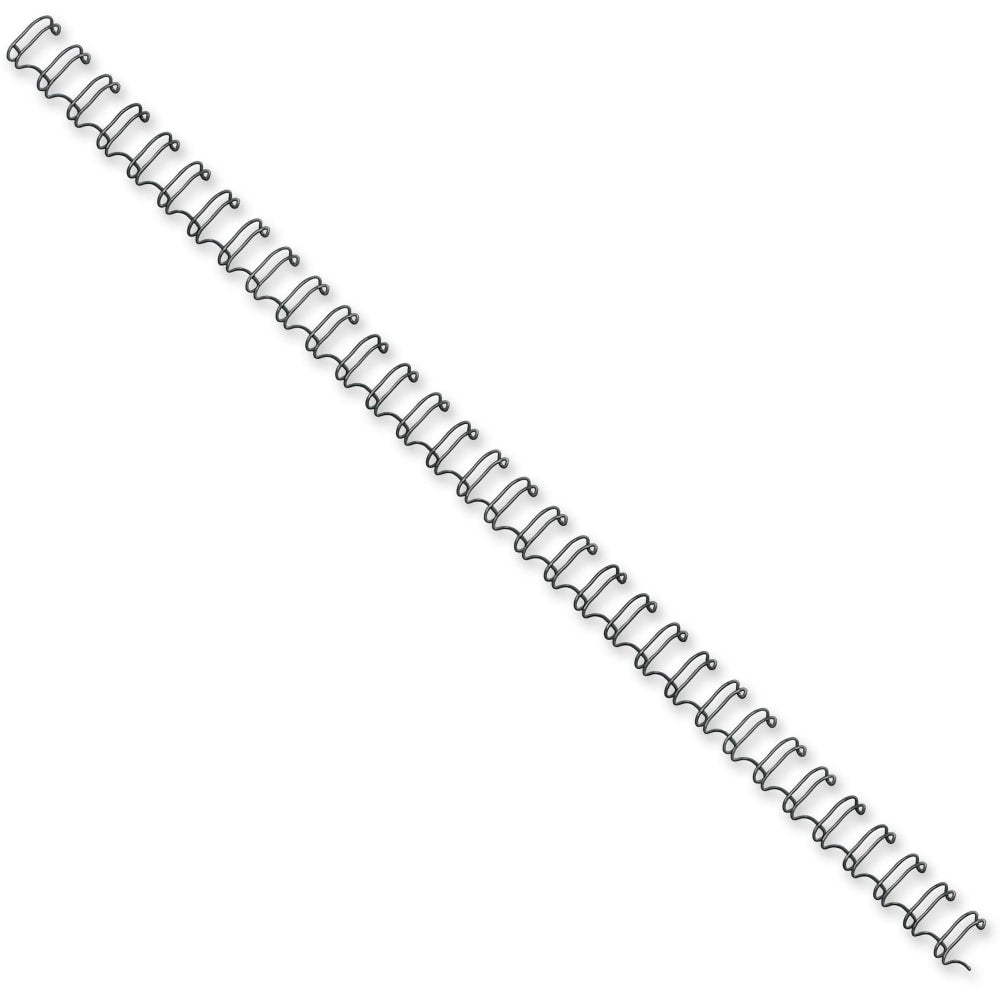 Fellowes Double-Loop Wire Binding Combs, 0.3in x 11in x 0.3in, Black, Pack Of 25