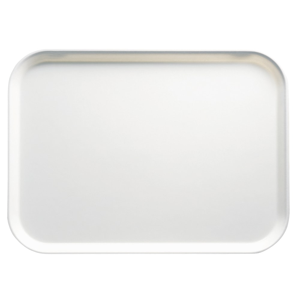 Cambro Camtray Rectangular Serving Trays, 14in x 18in, White, Pack Of 12 Trays