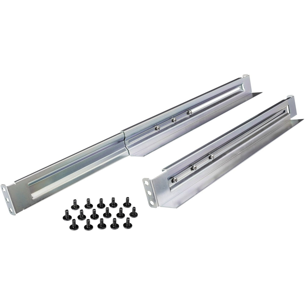 CyberPower 4POSTRAIL 4-Post Universal Rack Mount Rail Kit - Silver 5YR Warranty - Hardware & Accessories