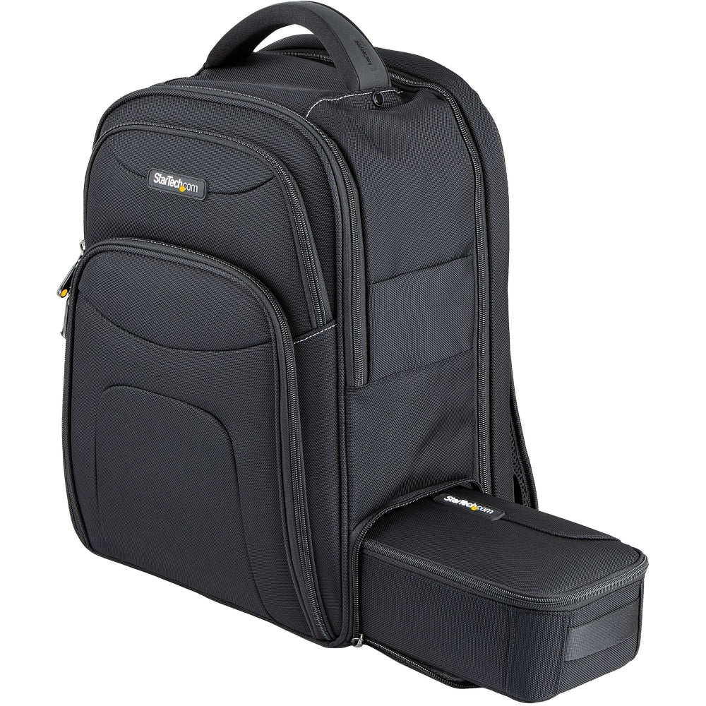 StarTech.com 15.6in Laptop Backpack, Removable Accessory Case, Business Travel Backpack, Ergonomic Commuter Bag, Notebook & Tablet Pockets