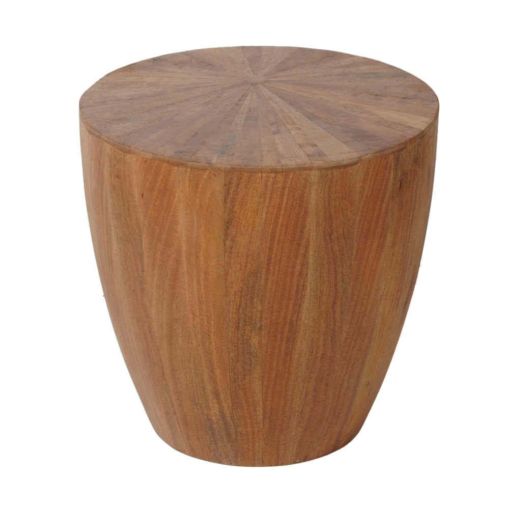 Coast to Coast Sunny Solid Wood End Table, 18inH x 18inW x 18inD, Del Sol Brown
