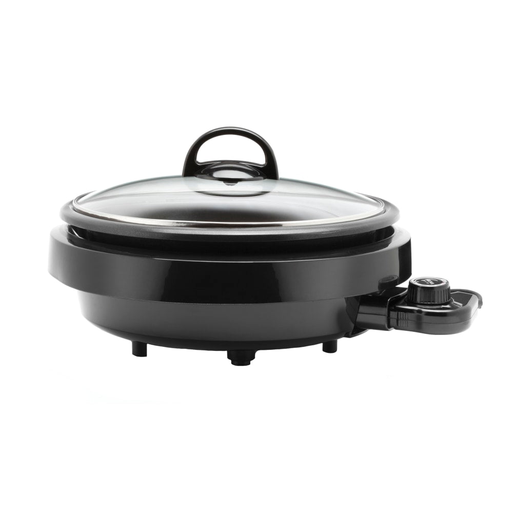 Aroma ASP-137B 3-Quart 3-In-1 Grillet, 7-5/16inH x 12-5/8inW x 13-5/8inD, Black
