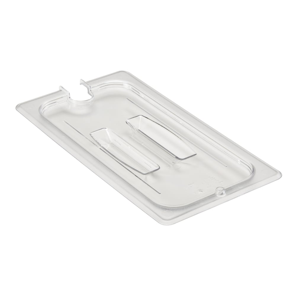 Cambro Camwear GN 1/3 Notched Handled Covers, Clear, Set Of 6 Covers