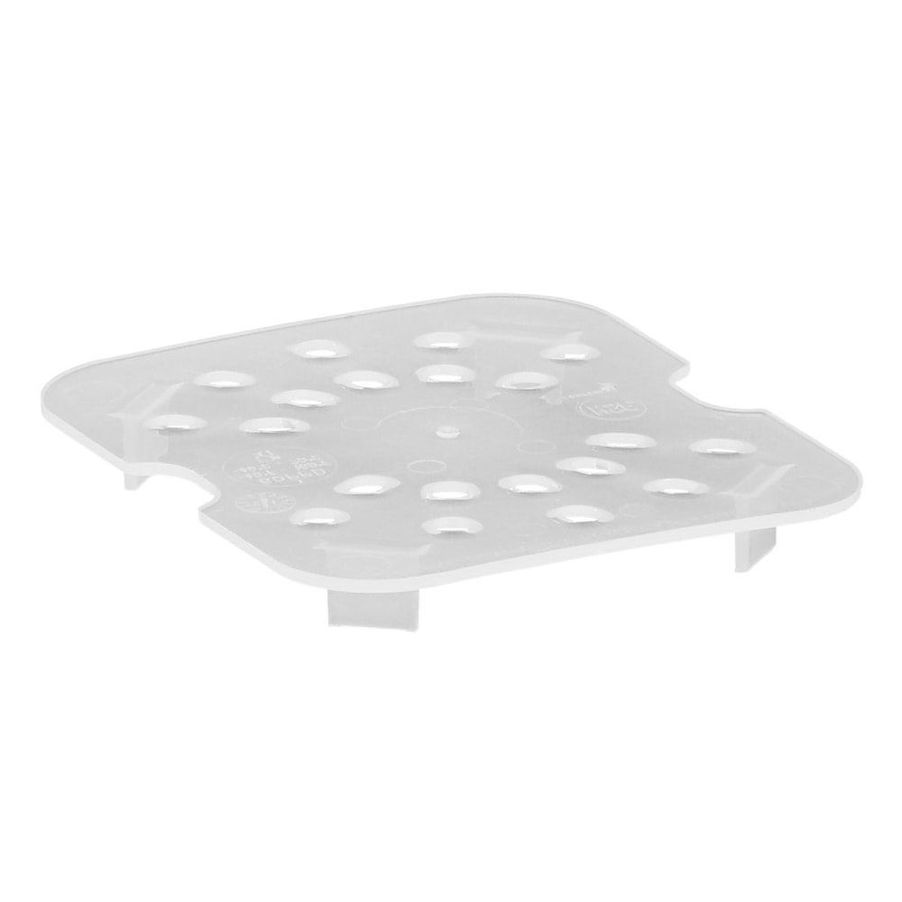 Cambro Translucent GN 1/6 Drain Shelves, 9/16inH x 4-1/4inW x 5-3/4inD, Pack Of 6 Shelves