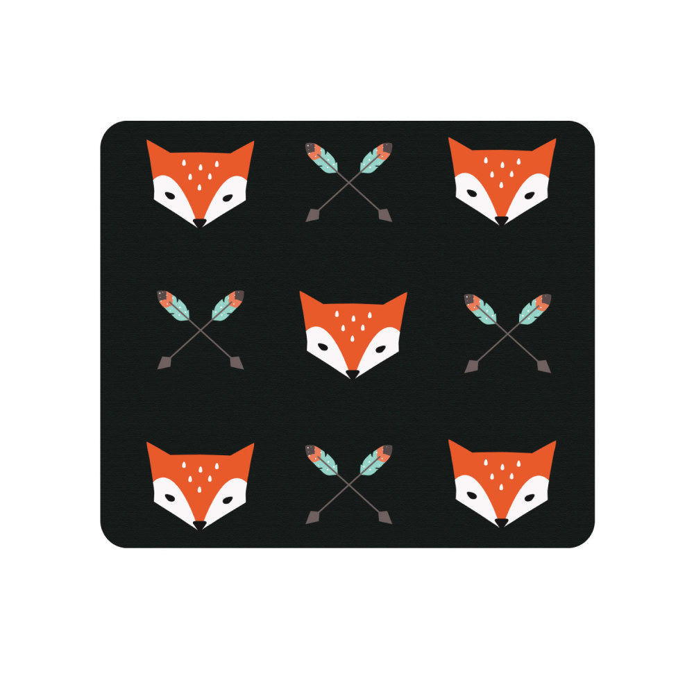 OTM Essentials Mouse Pad, Mr. Fox, 10in x 9.13in, Black, PV1BM-HIP-01