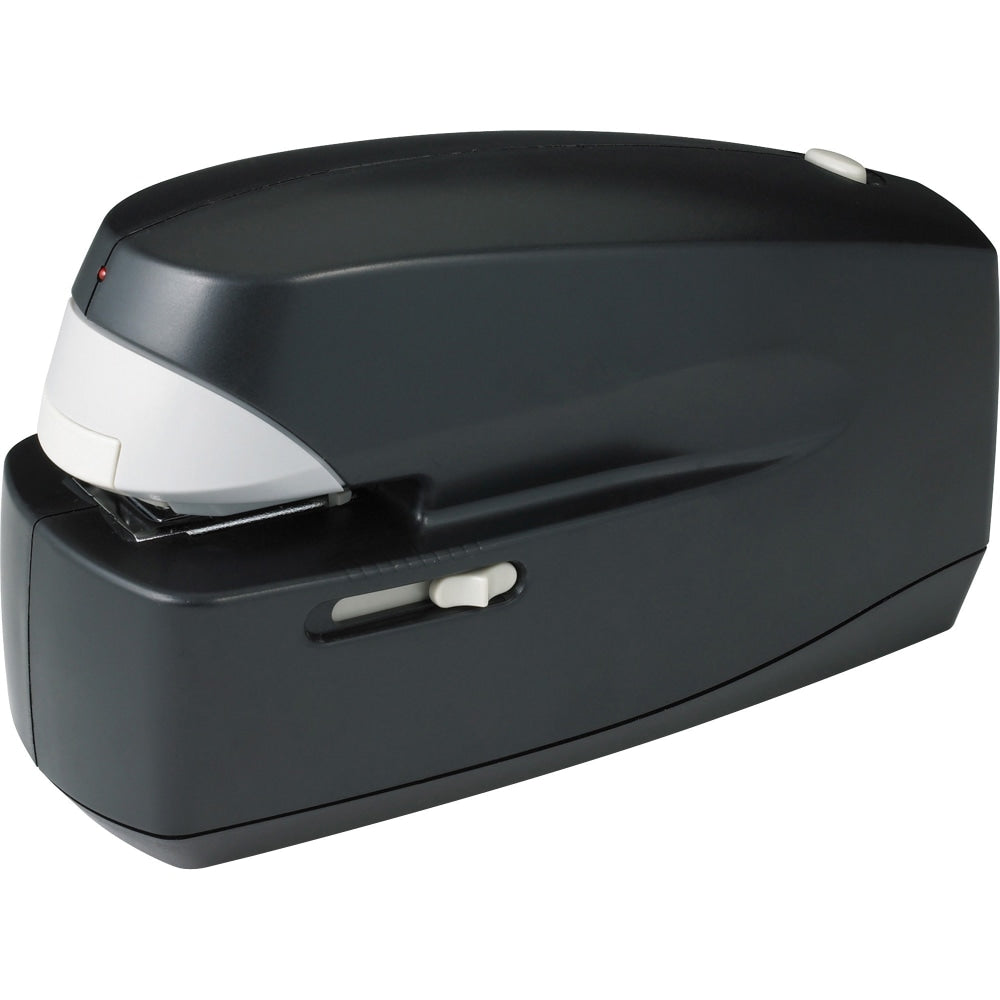Business Source 25-Sheet Capacity Electric Stapler - 25 Sheets Capacity - 210 Staple Capacity - Full Strip - 1/4in Staple Size - 1 Each - Black