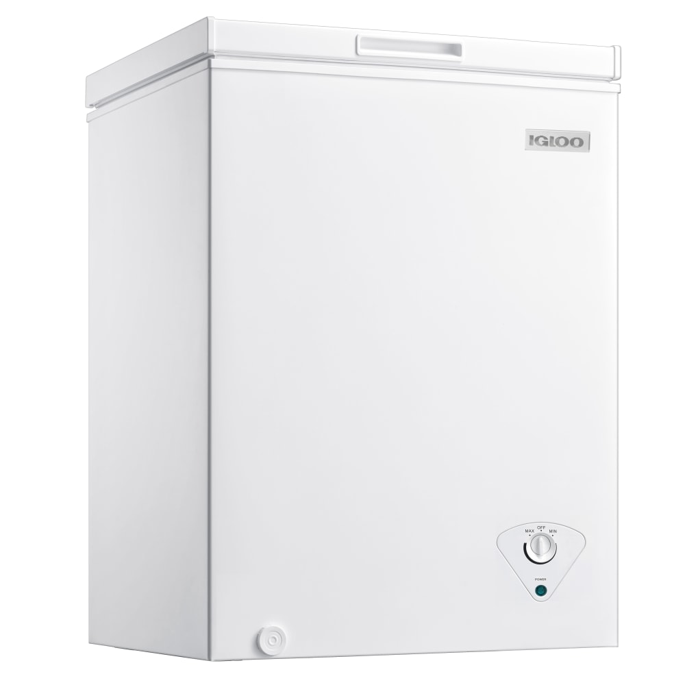 Igloo Chest Freezer, 5.0 Cu. Ft., White